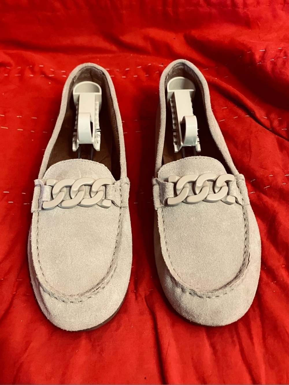 Rachel Zoe Sandalwood Suede Loafers Tan Size 8M